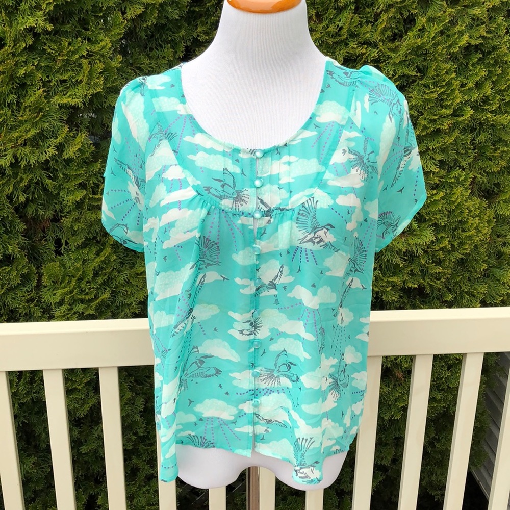 Sheer shirt size large
